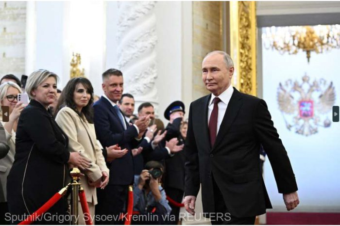 Putin a depus jurământul pentru al cincilea mandat de preşedinte