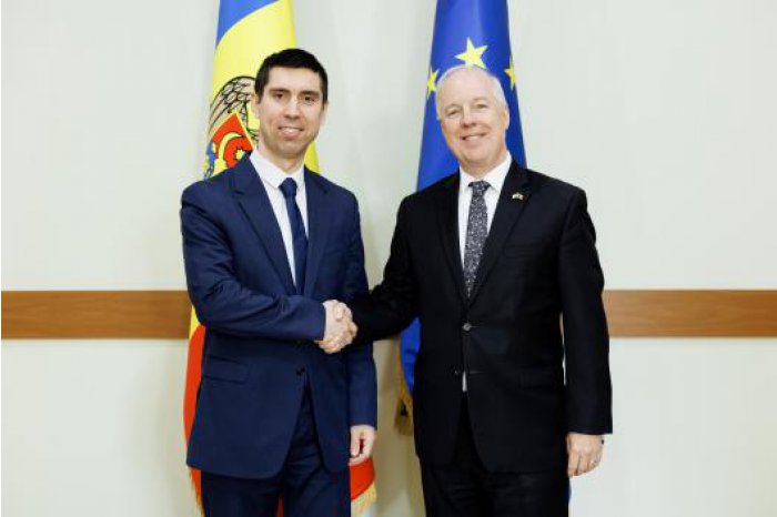 Vicepremierul Mihai Popșoi a avut o întrevedere de rămas bun cu ambasadorul Statelor Unite ale Americii la Chișinău, Kent Logsdon