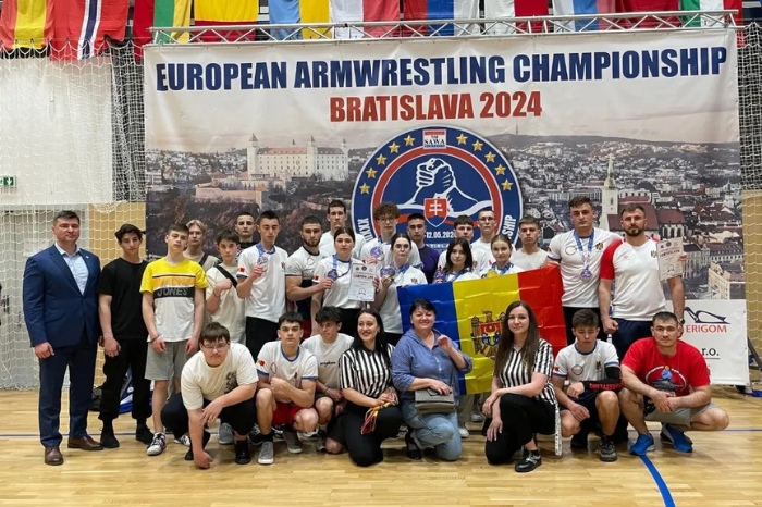 Daniel Procopciuc a devenit pentru a șaptea oară campion european la armwrestling