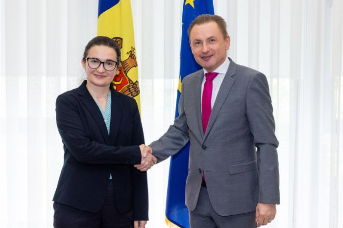 Viceprim-ministra Cristina Gherasimov s-a întâlnit cu Ambasadorul Sloveniei
