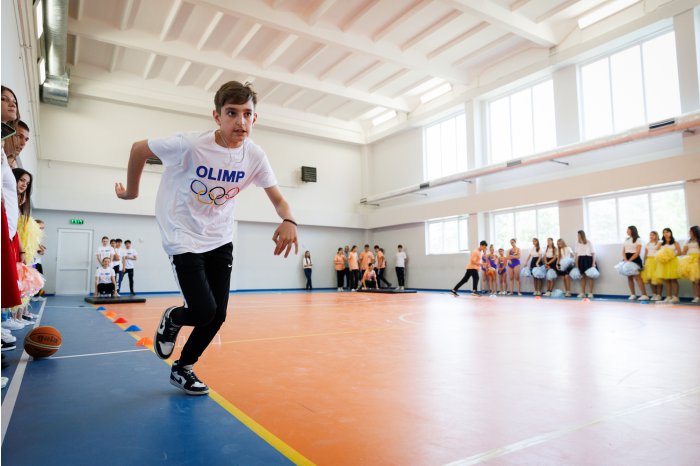 Sala de sport a Liceului „Alexandru Donici” din Pe