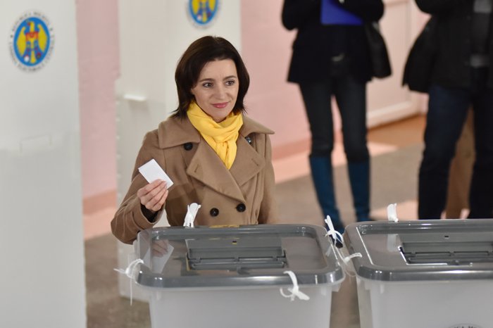 Moldovan Action and Solidarity Party's leader votes 