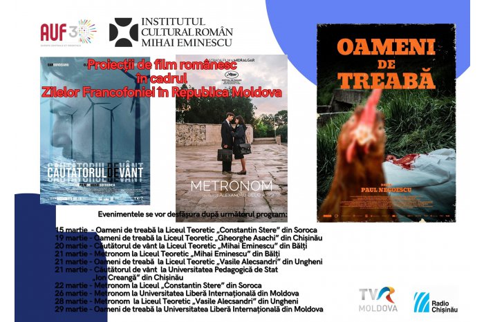 More films to be screened within Days of Francophonie in Moldova 