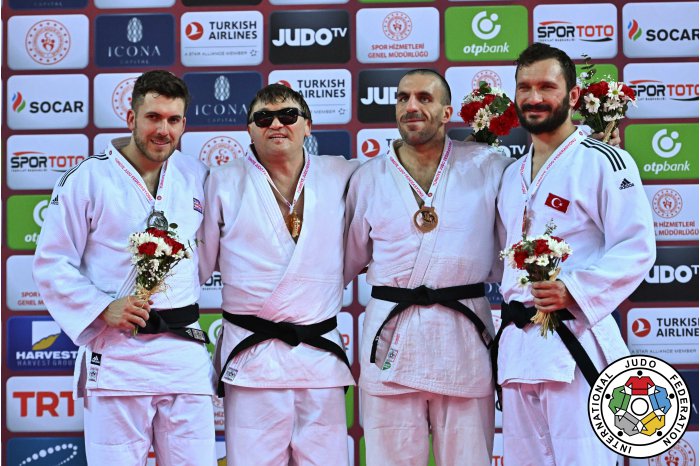 Sportivul Oleg Crețul a luat aurul la Grand Prix-ul IBSA de para-judo din Antalya
