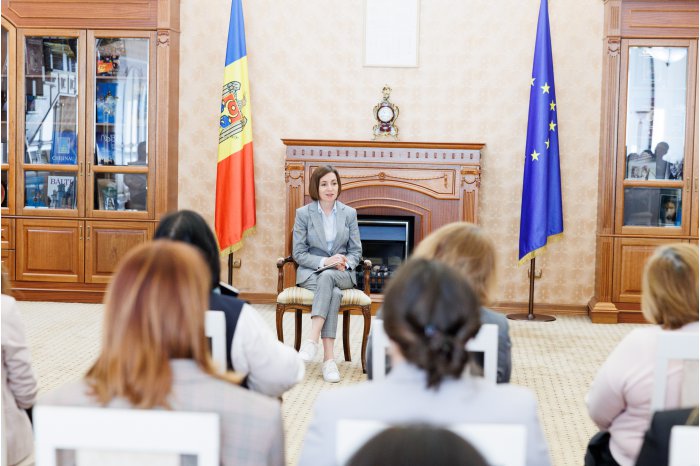 Президент обсудила с представителями общественных ассоциаций референдум о вступлении Молдовы в ЕС