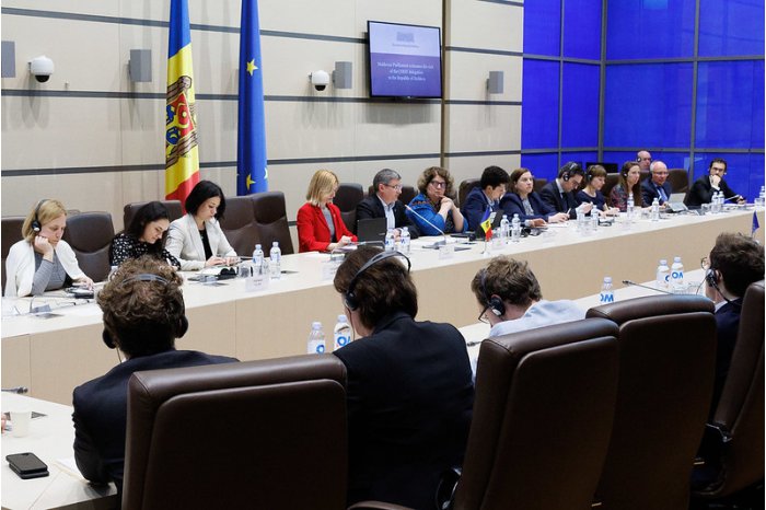 Președintele Parlamentului a discutat cu membrii Grupului de lucru al Consiliului Uniunii Europene pentru Europa de Est și Asia Centrală