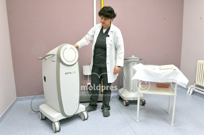 PHOTO Oncological Institute equipped with device for tumor treatment 