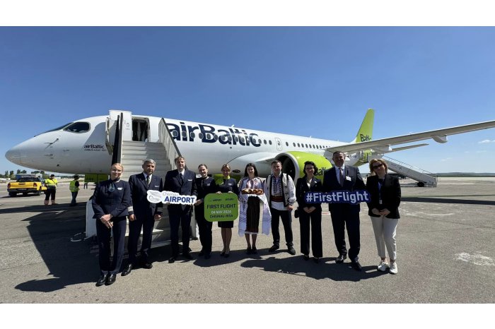 Авиакомпания airBaltic начала летать из Кишинэу в 