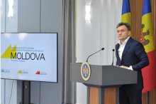 Брифинг премьер-министра Республики Молдова Дорина Речан'