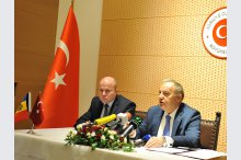 New Turkish ambassador to Moldova, gave a press conference.'