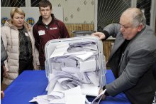 Vote counting of the parliamentary election'