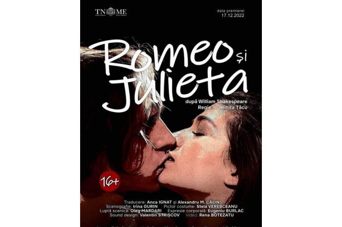 Teatrul Național „Mihai Eminescu” readuce în scenă spectacolul ”Romeo și Julieta”