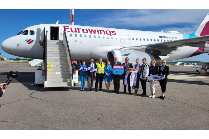 Лоукостер Eurowings начал летать из Кишиневского международного аэропорта