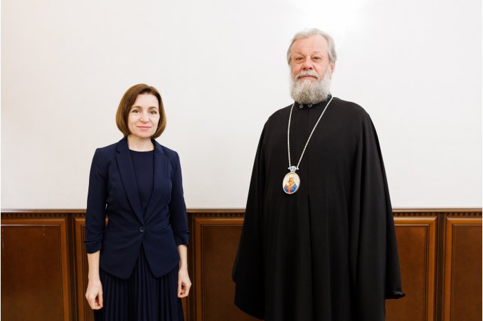 Глава государства встретилась с митрополитом Кишин