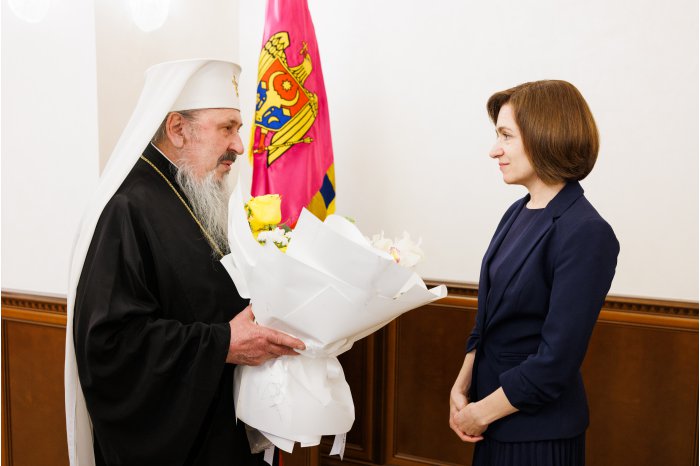 Президент встретилась с архиепископом Кишиневским,