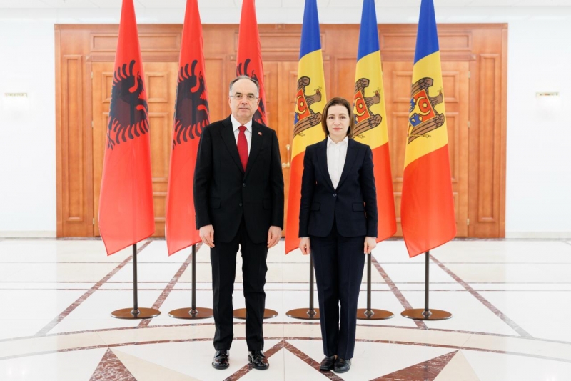 Moldovan President hosts President of Albania in Chișinău