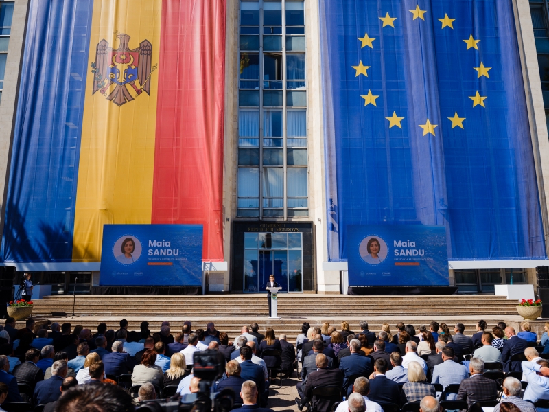 Moldovan president's speech at Strong Mayoralties - Developed Settlements event