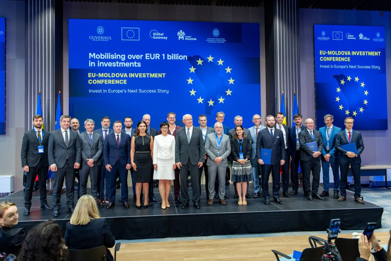 Peste 1 miliard de euro în noi parteneriate investiționale și finanțări anunțate pentru Republica Moldova