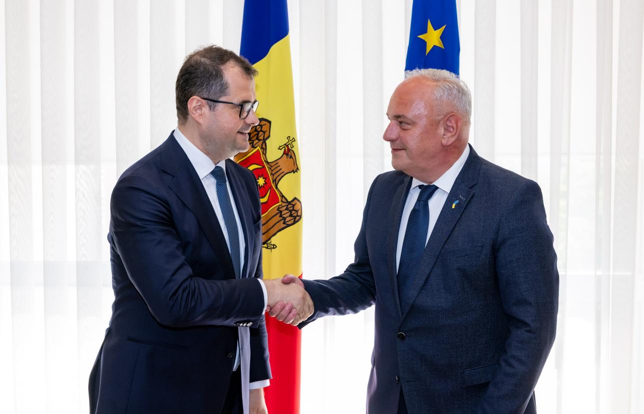Premierul Vasile Tofan, în discuții cu Ambasadorul Ucrainei în Republica Moldova, Paun Rohovei