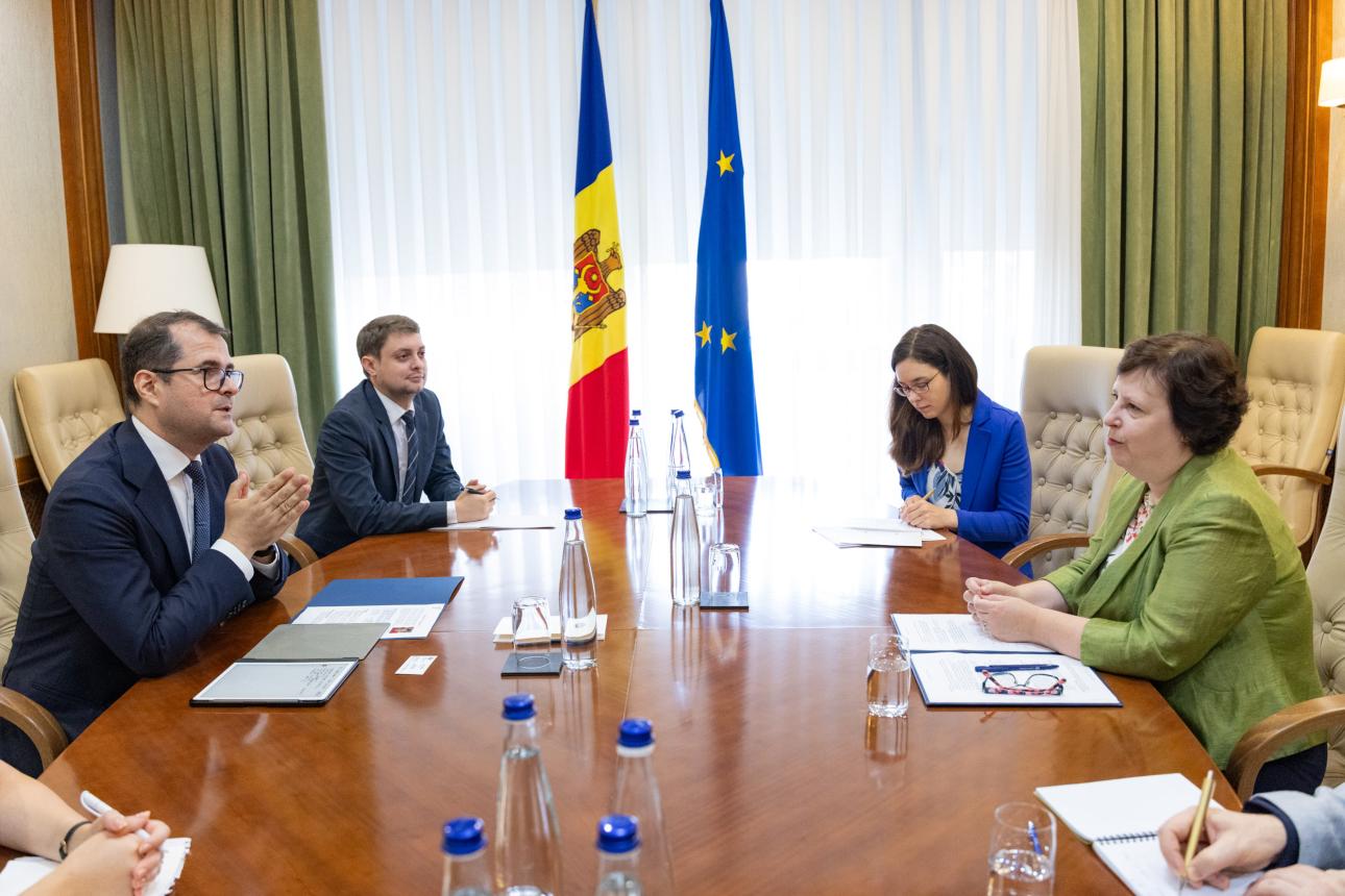 Prim-ministrul Vasile Tofan a avut o întrevedere cu Ambasadoarea Regatului Unit al Marii Britanii și Irlandei de Nord, Fern Horine