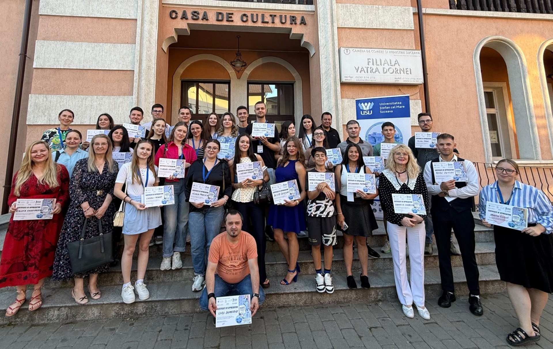 FOTO // Mai mulți studenți ai Academiei „Ștefan cel Mare” au participat la Sesiunile Științifice Internaționale de Drept și Tehnologie din România