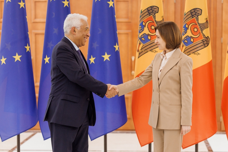 Președinta Maia Sandu a avut o convorbire telefonică cu Președintele Consiliului European, António Costa