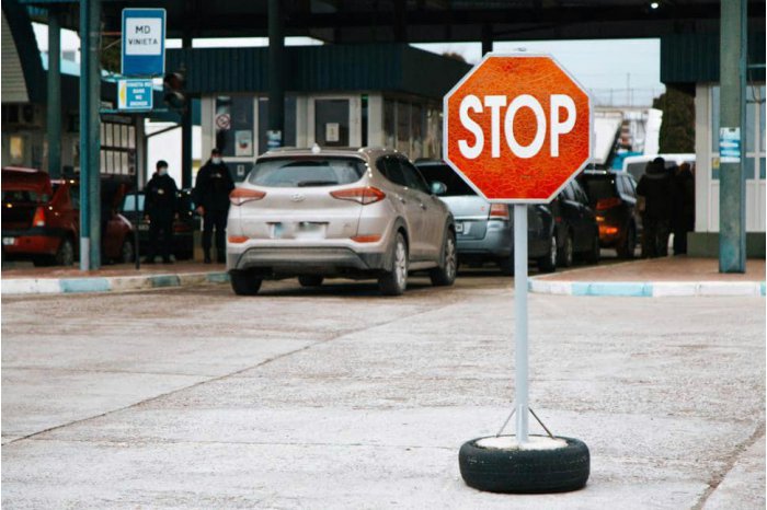 Traficul de autocamioane a fost sistat temporar în postul vamal Otaci