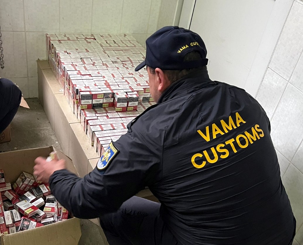 VIDEO // Patru grupări criminale destructurate și milioane de țigarete confiscate: bilanțul Serviciului Vamal în domeniul combaterii traficului ilicit cu produse de tutun