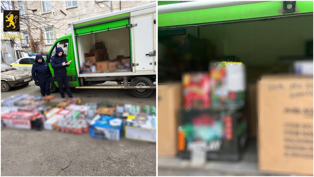 Articole pirotehnice transportate ilegal, în valoare de peste 140 de mii de lei, depistate de oamenii legii