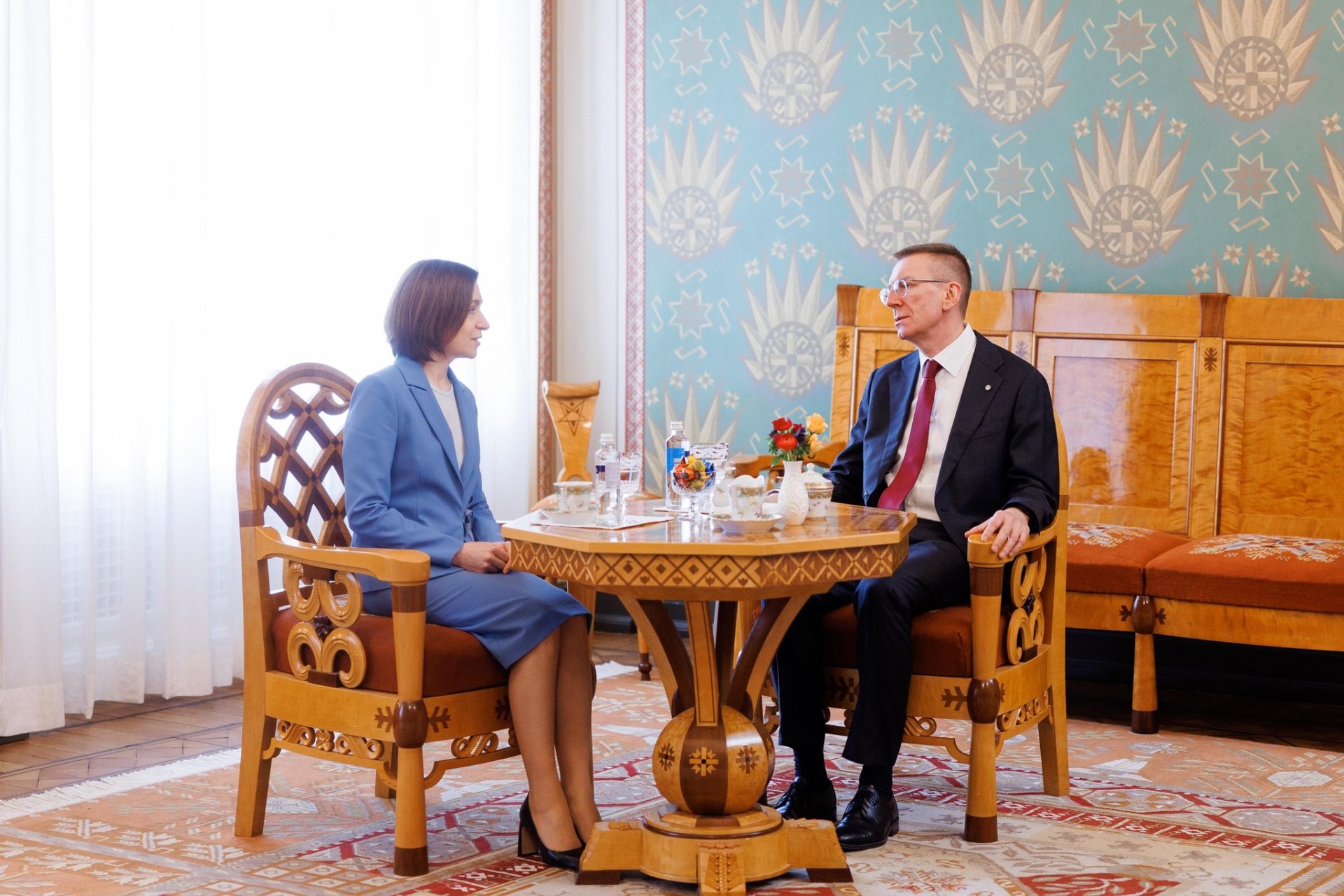 FOTO // Președinta Maia Sandu, la Riga: „O Moldovă europeană nu poate fi destabilizată și nu poate fi folosită ca punct de presiune împotriva continentului”