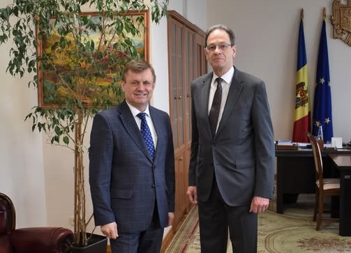 Viceprim-ministrul pentru reintegrare Valeriu Chiveri a discutat cu ambasadorul Republicii Federale Germania în Republica Moldova