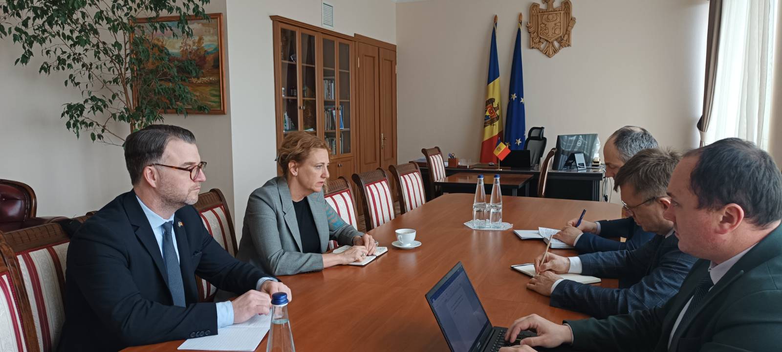 Viceprim-ministrul Valeriu Chiveri a avut o întrevedere cu ambasadoarea Suediei în Republica Moldova