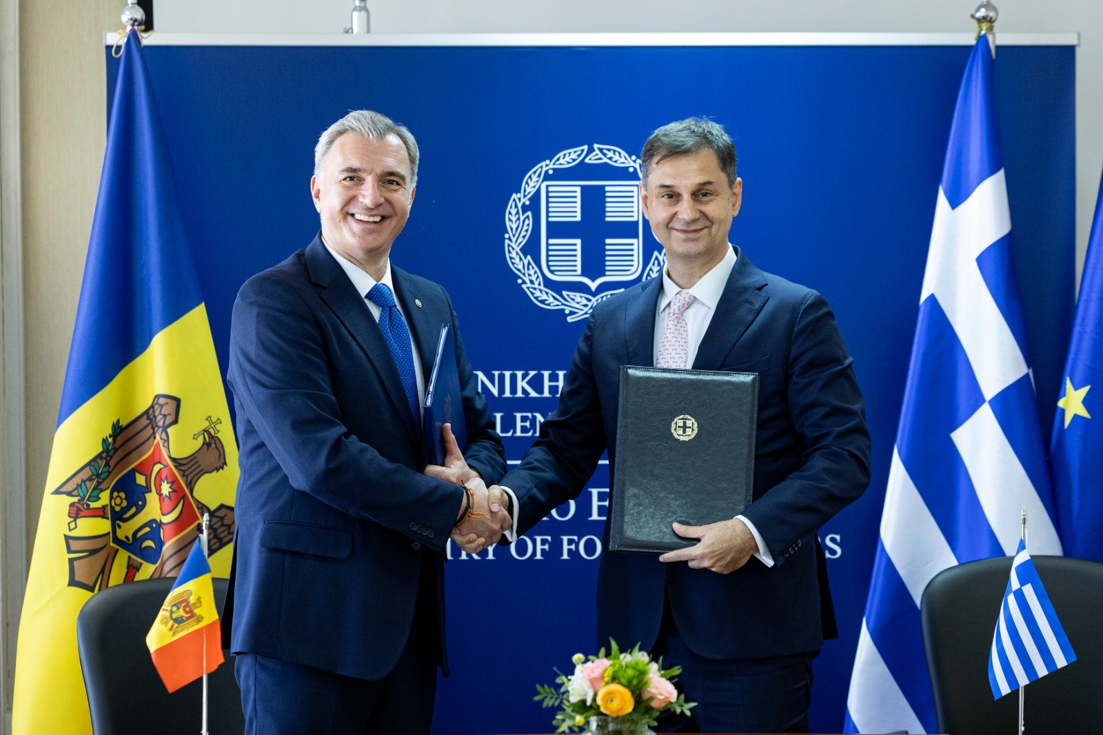 Republica Moldova va beneficia de suportul Greciei în valorificarea asistenței externe și avansarea parcursului european