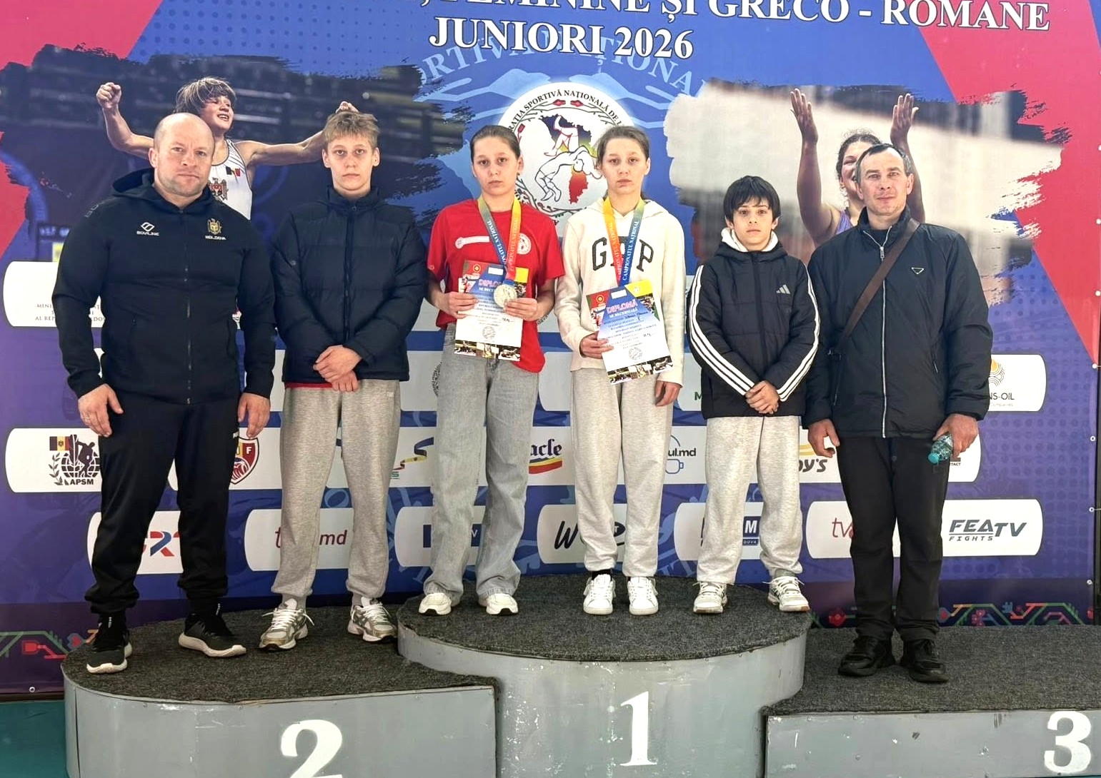 Campionatul național de lupte, rezervat sportivilor sub vârsta de 15 ani, desfășurat la Chișinău
