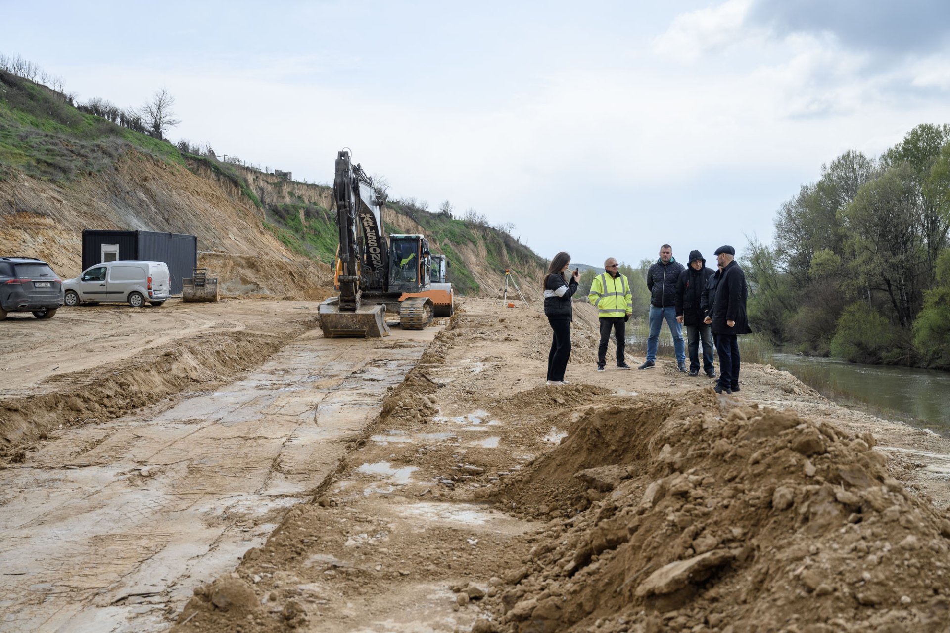 FOTO // Reabilitarea căii ferate Cantemir–Fălciu, pe ultima sută de metri după testarea cu succes a infrastructurii