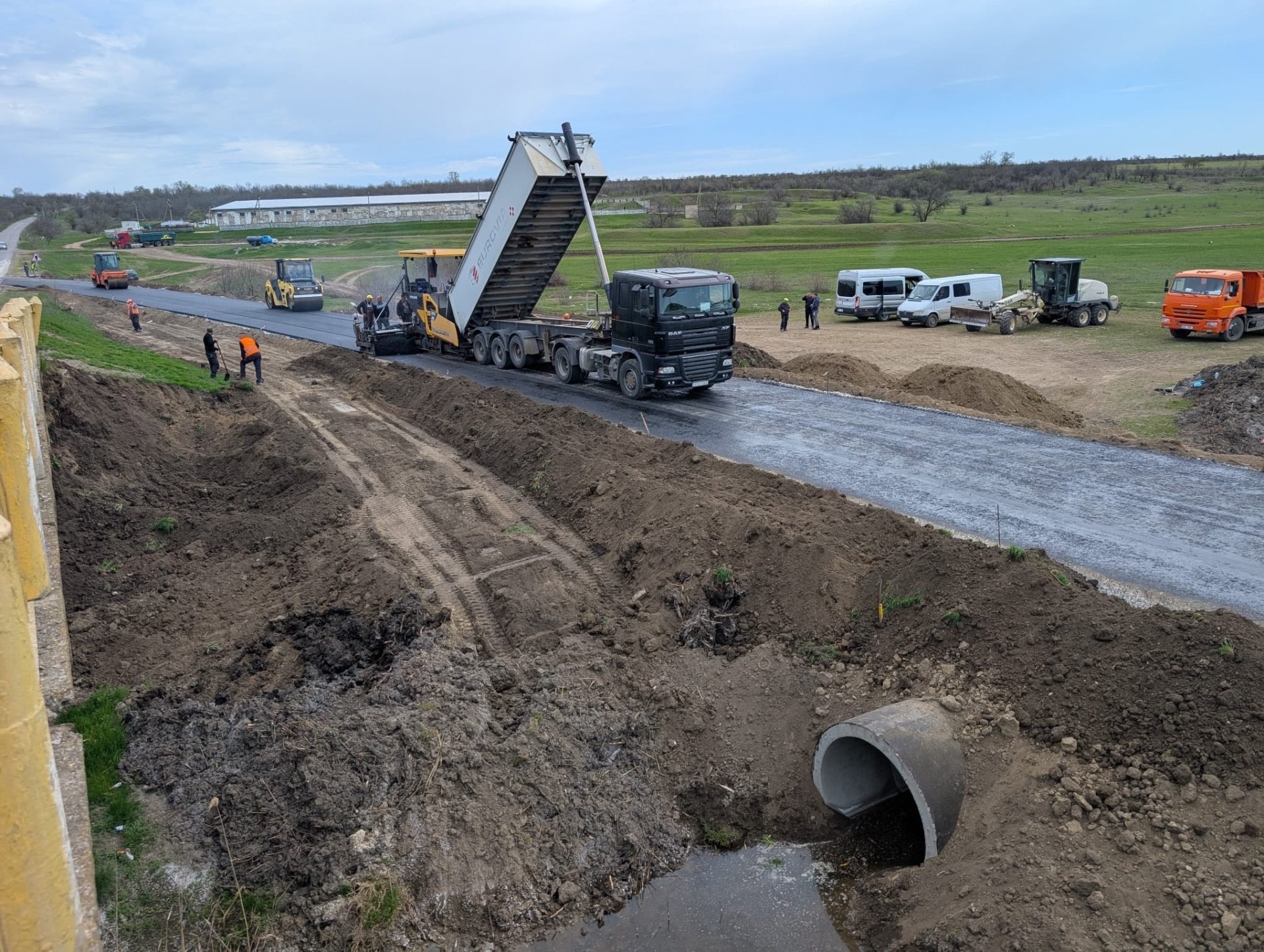 Traficul rutier din apropierea localității Corten din raionul Taraclia va fi redirecționat pe un drum de ocolire