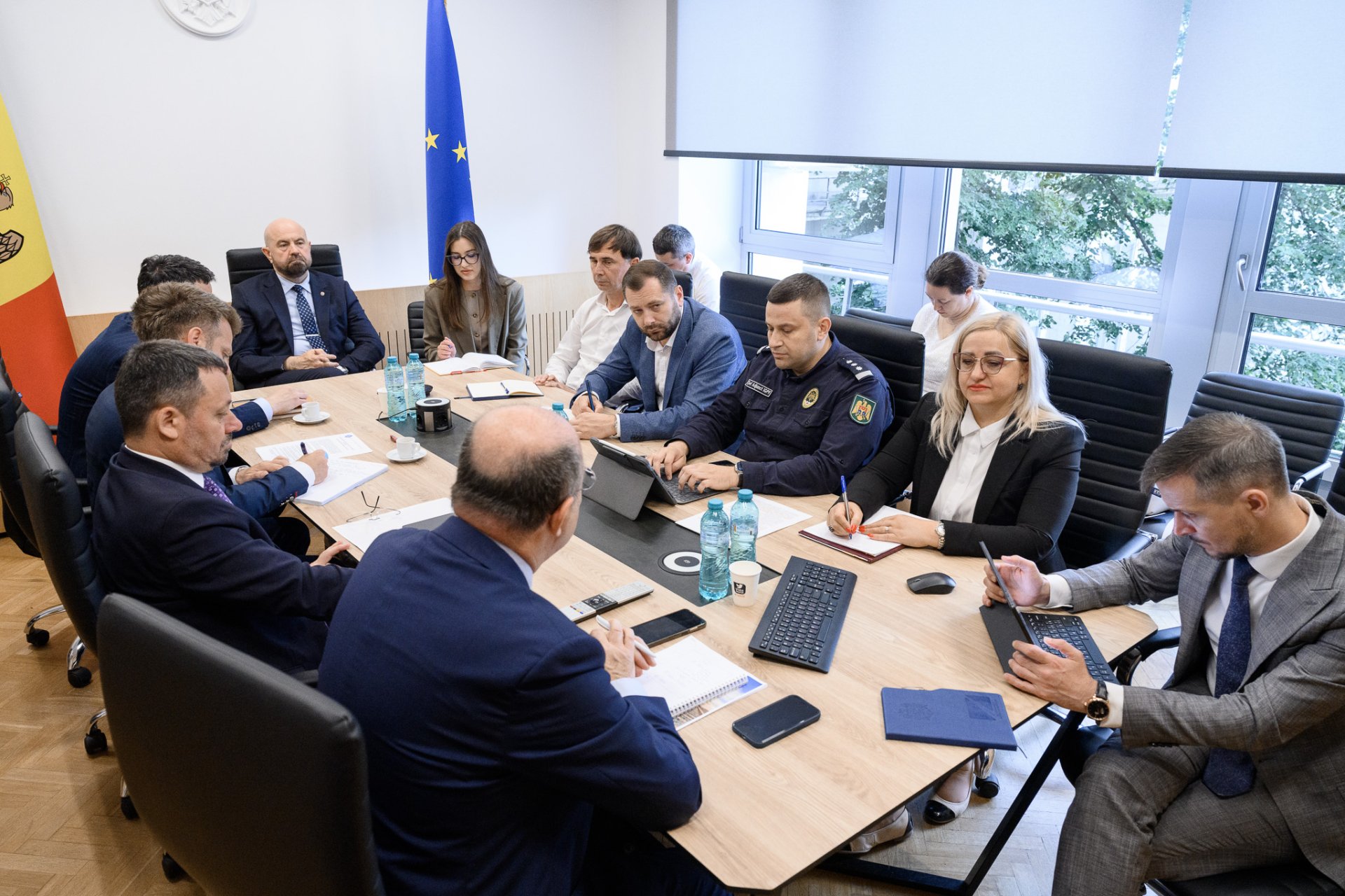 Controlul coordonat la frontiera moldo-română, analizat la reuniunea de coordonare Republica Moldova-România-Comisia Europeană, desfășurată la Chișinău