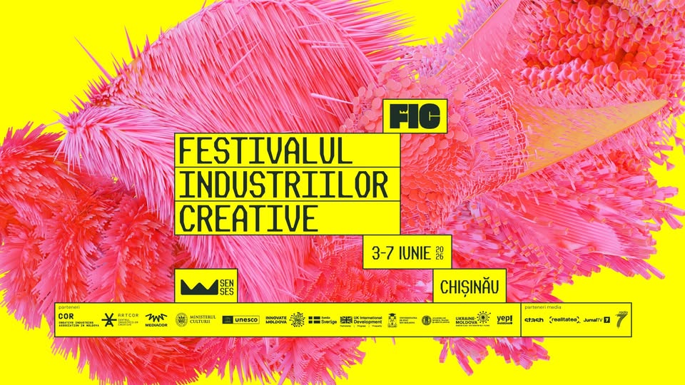 Festivalul Industriilor Creative 2026 aduce la Chișinău zeci de experți internaționali și sute de participanți din sectorul creativ
