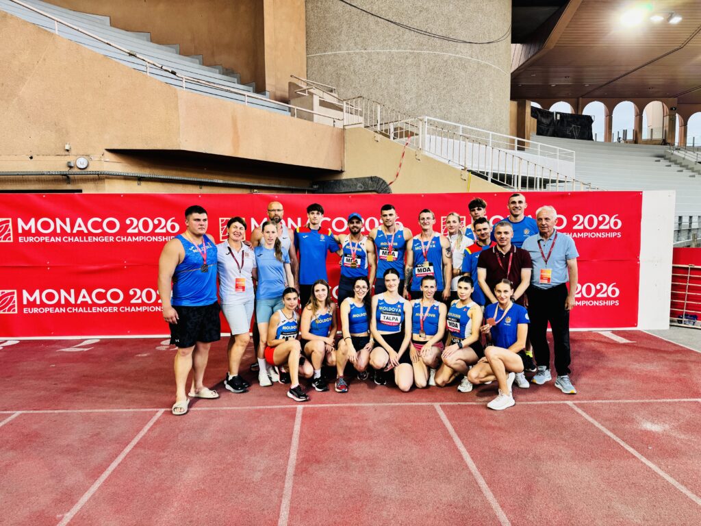 R. Moldova revine cu aur și opt medalii de la competiția de atletism din Monaco