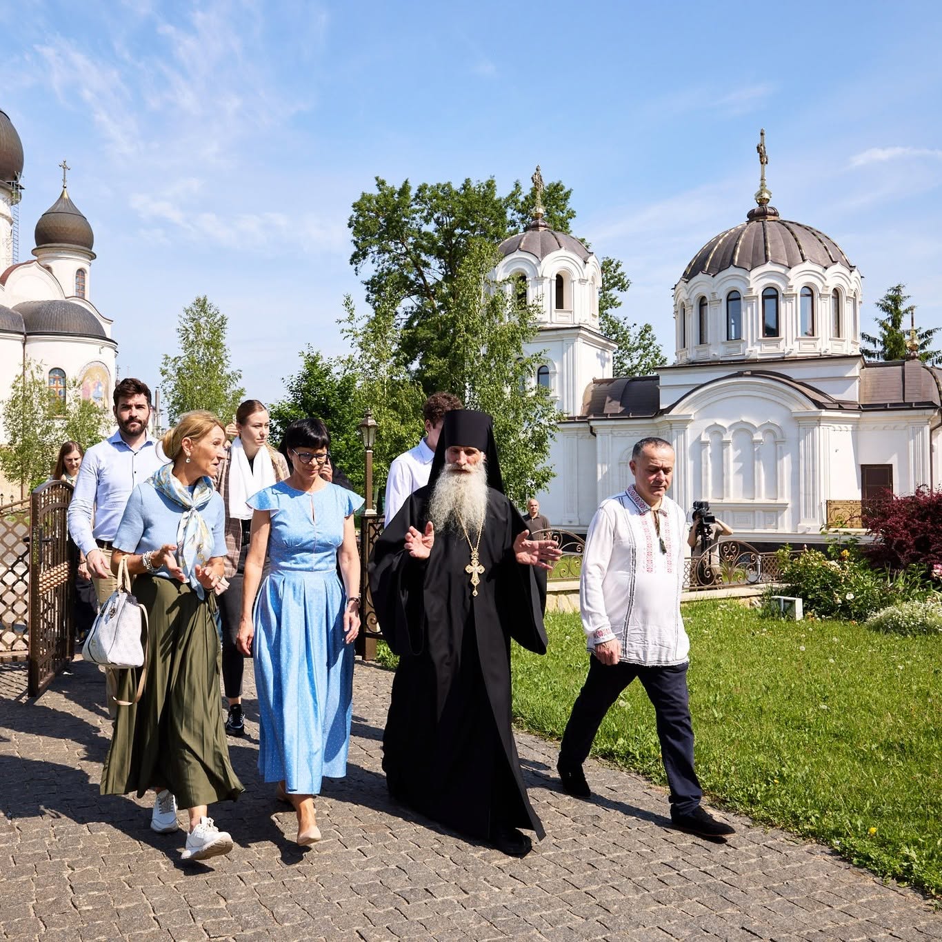 FOTO // Marta Kos a revenit la Mănăstirea Marta și Maria: „Tradițiile și identitatea culturală sunt prețuite în Uniunea Europeană”
