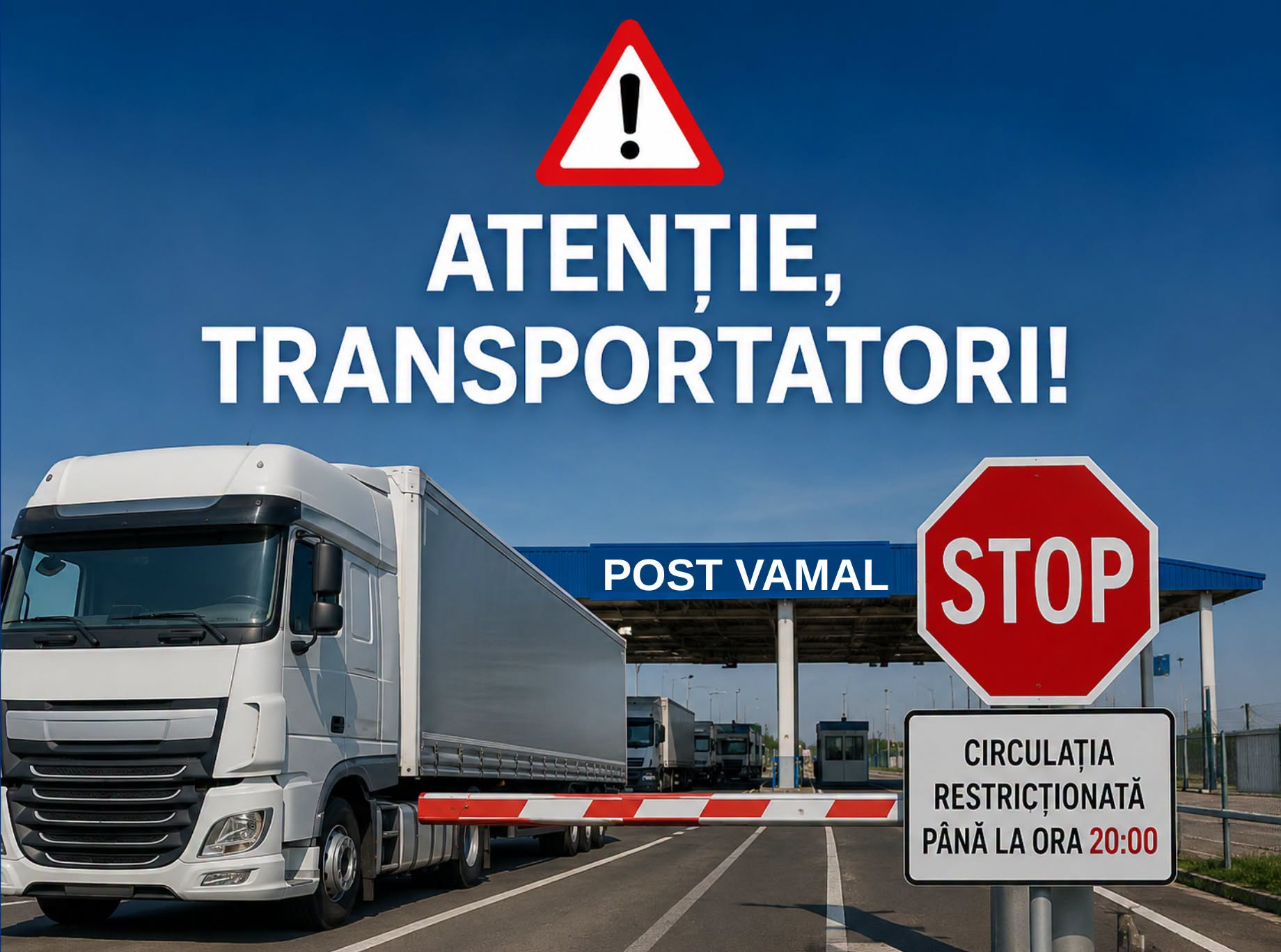 Restricții de circulație pentru camioane în România. Transportatorii sunt îndemnați să-și planifice din timp traseele