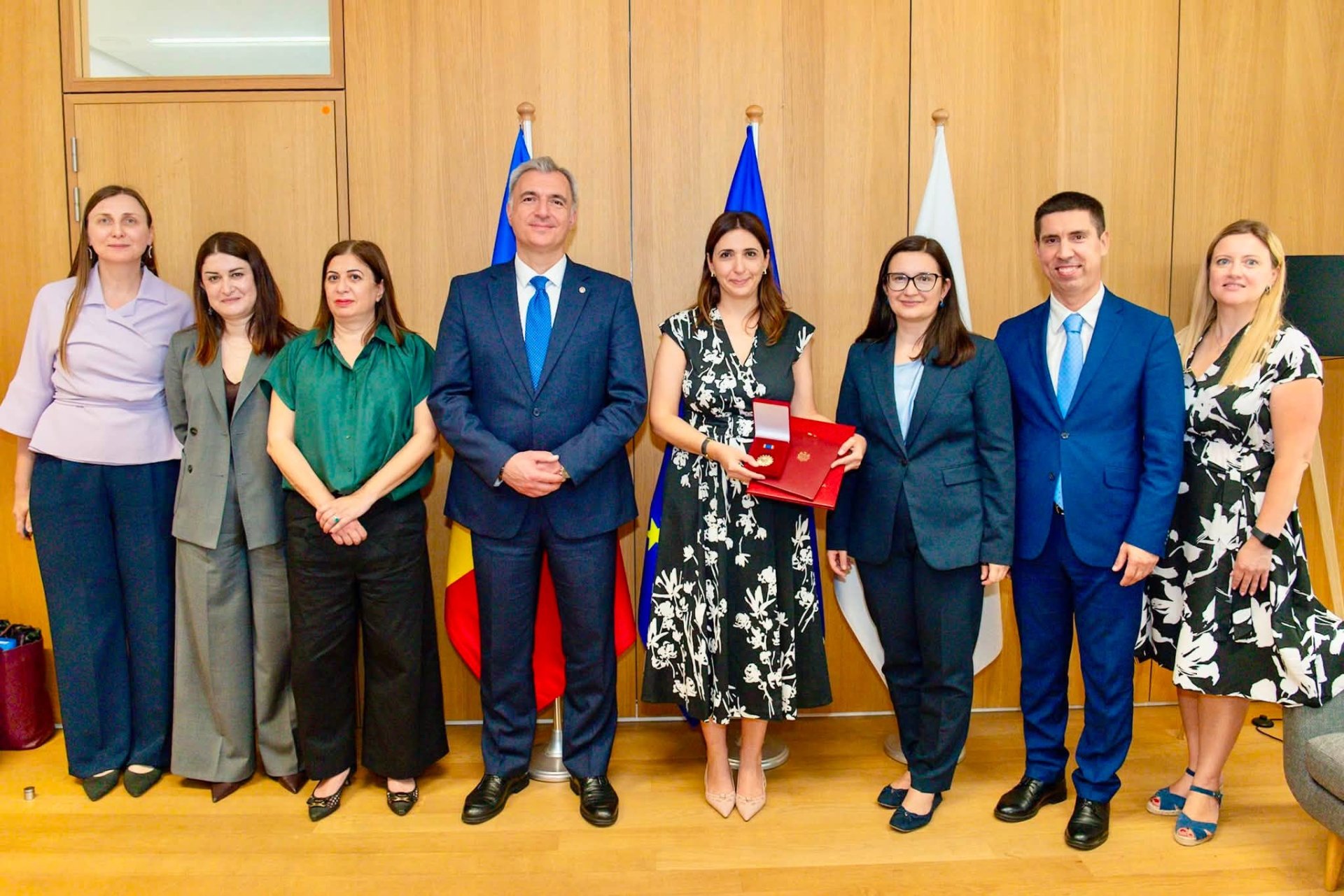 Viceministra cipriotă pentru Afaceri Europene, Marilena Raouna, a fost decorată cu „Ordinul Onoarei”