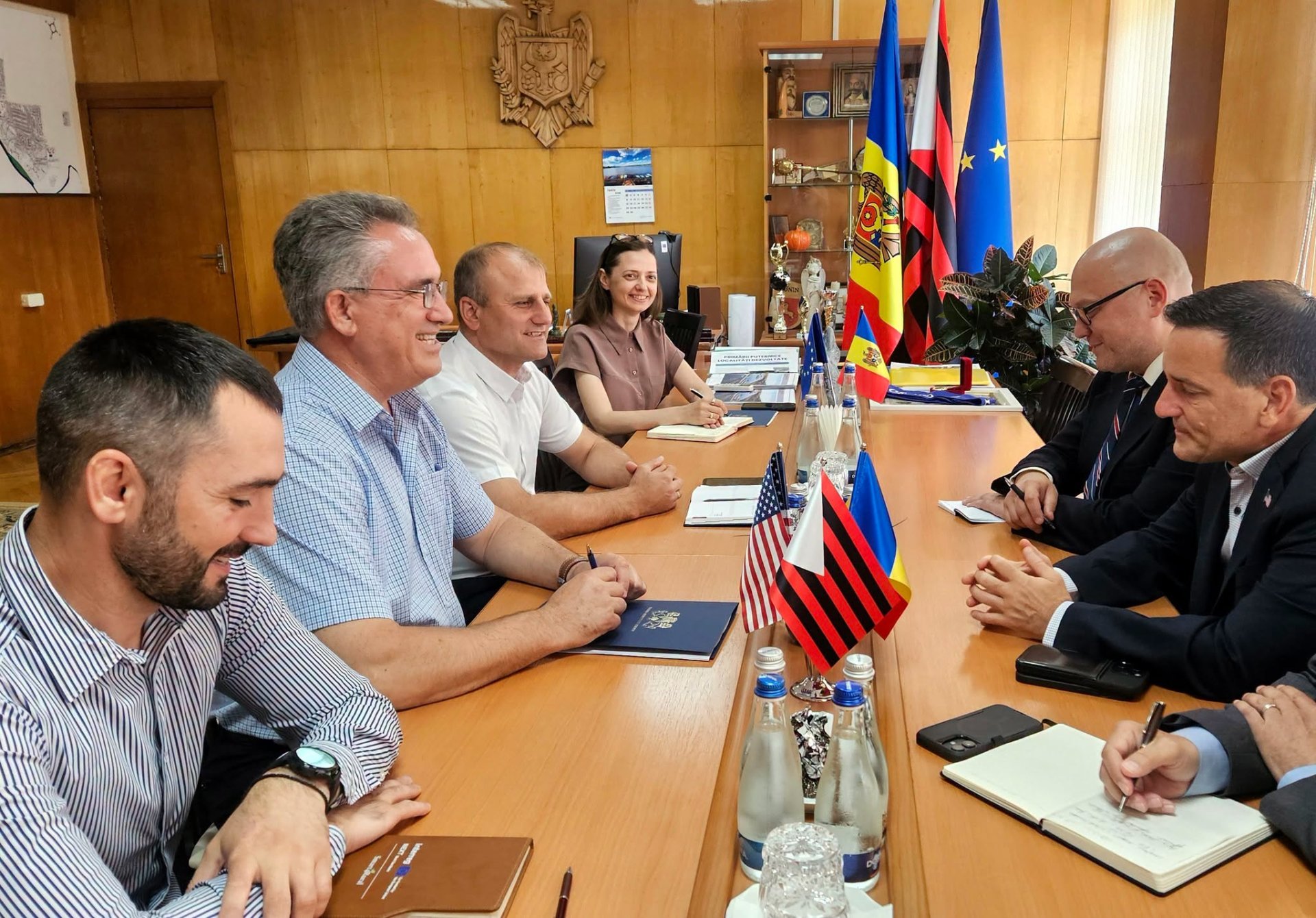FOTO // Statele Unite reconfirmă sprijinul pentru modernizarea și dezvoltarea economică a municipiului Ungheni
