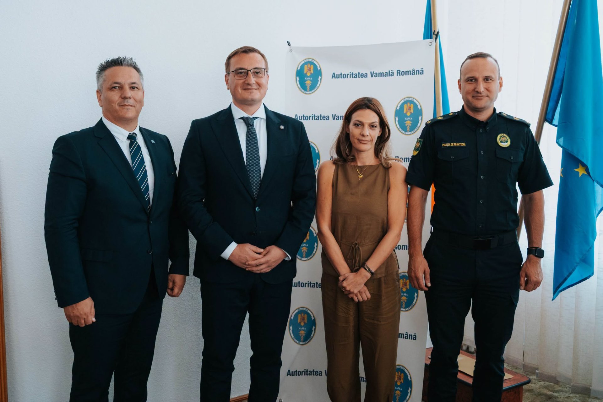 FOTO // Autoritățile vamale și de frontieră din Moldova și România au stabilit noi măsuri pentru fluidizarea traficului în postul Leușeni–Albița