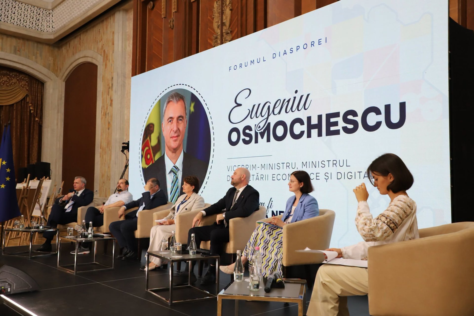 Oportunitățile economice și investiționale oferite de Republica Moldova, prezentate de vicepremierul Eugeniu Osmochescu, la Forumul Diasporei