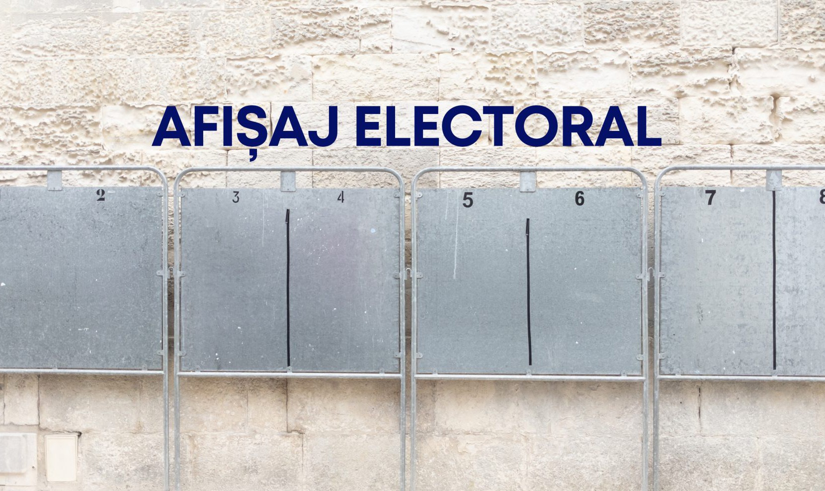Alegeri locale noi. Autoritățile publice vor stabili locuri speciale pentru afișajul electoral și întâlniri cu cetățenii
