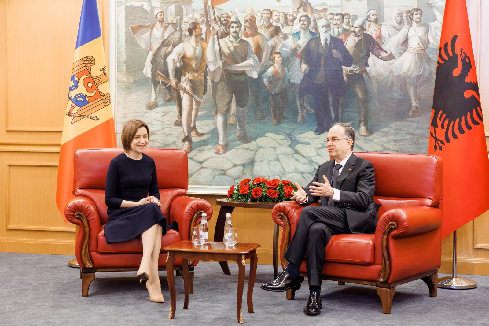 President of Albania on official visit to Chișinău