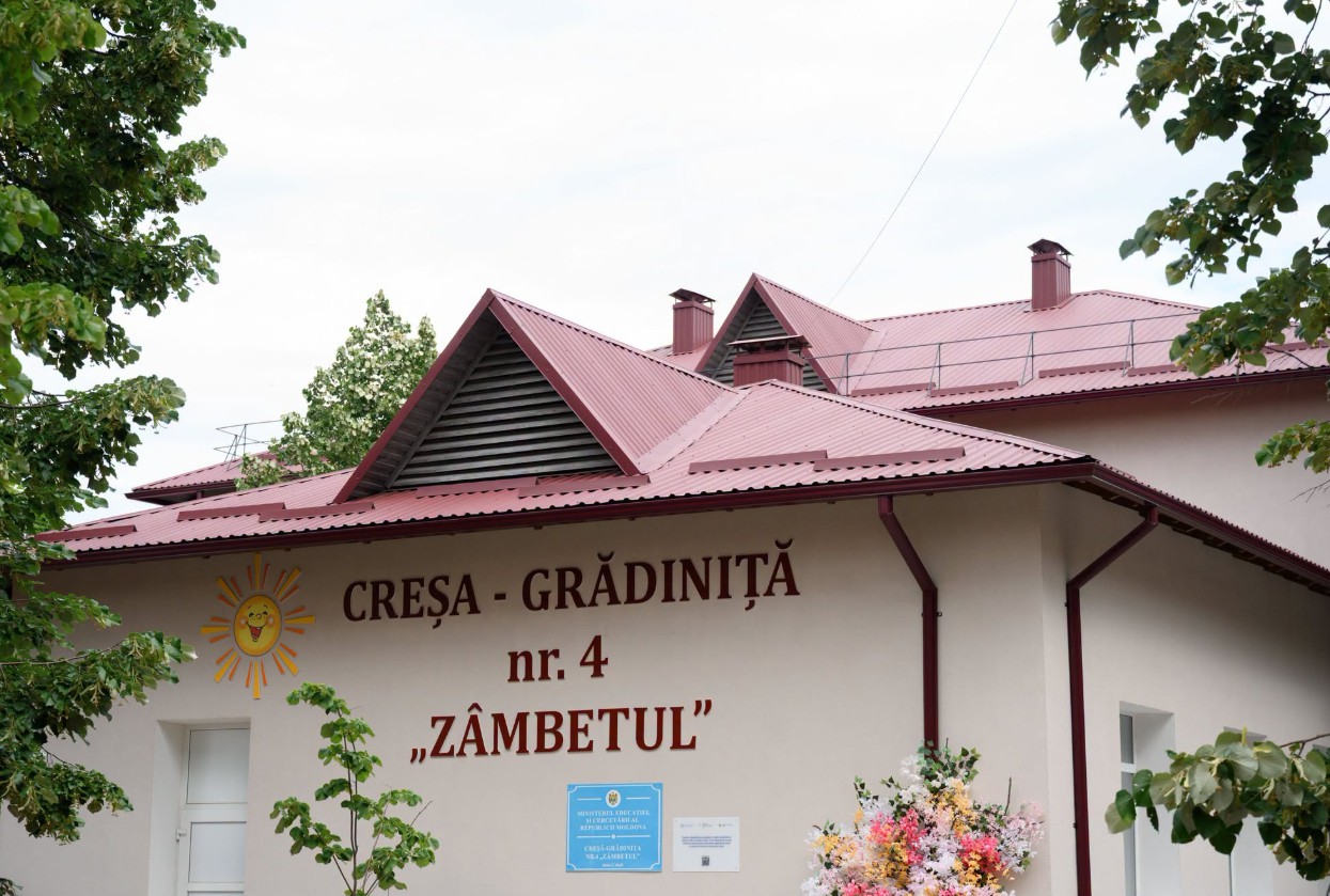 FOTO // Peste 200 de copii de la Grădinița nr. 4 din Cahul vor beneficia de condiții moderne. Igor Grosu: „Vom ajunge să asigurăm astfel de condiții pentru toți copiii”