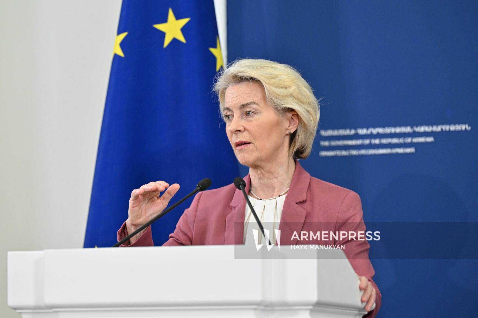 ARMENPRESS: Progresele Armeniei în procesul de liberalizare a vizelor sunt impresionante, afirmă Ursula von der Leyen