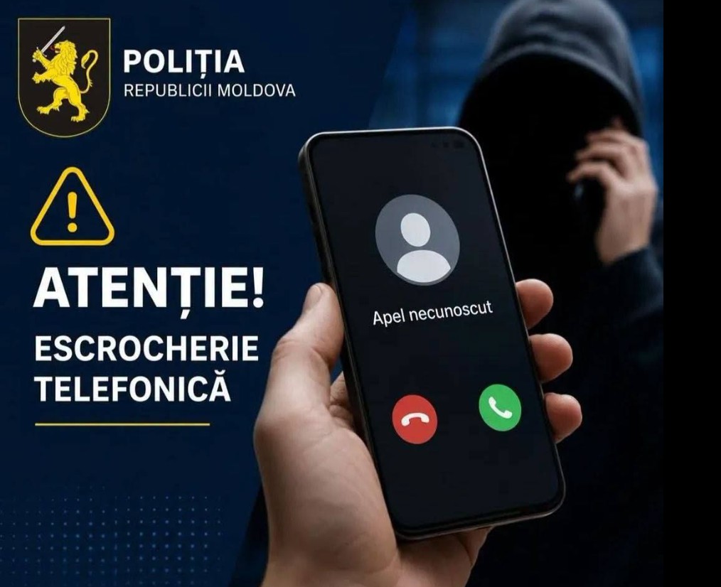 În ultimele 24 de ore, nu au fost înregistrate fraude telefonice